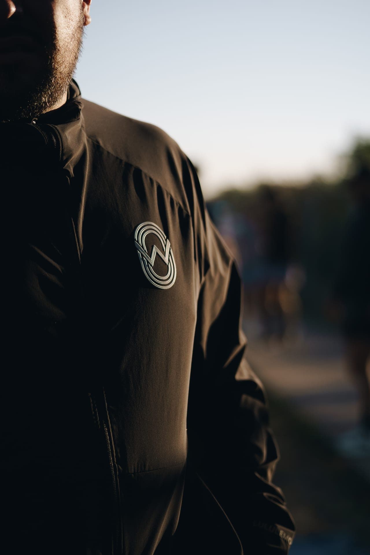 Wave One brand detail on a club jacket