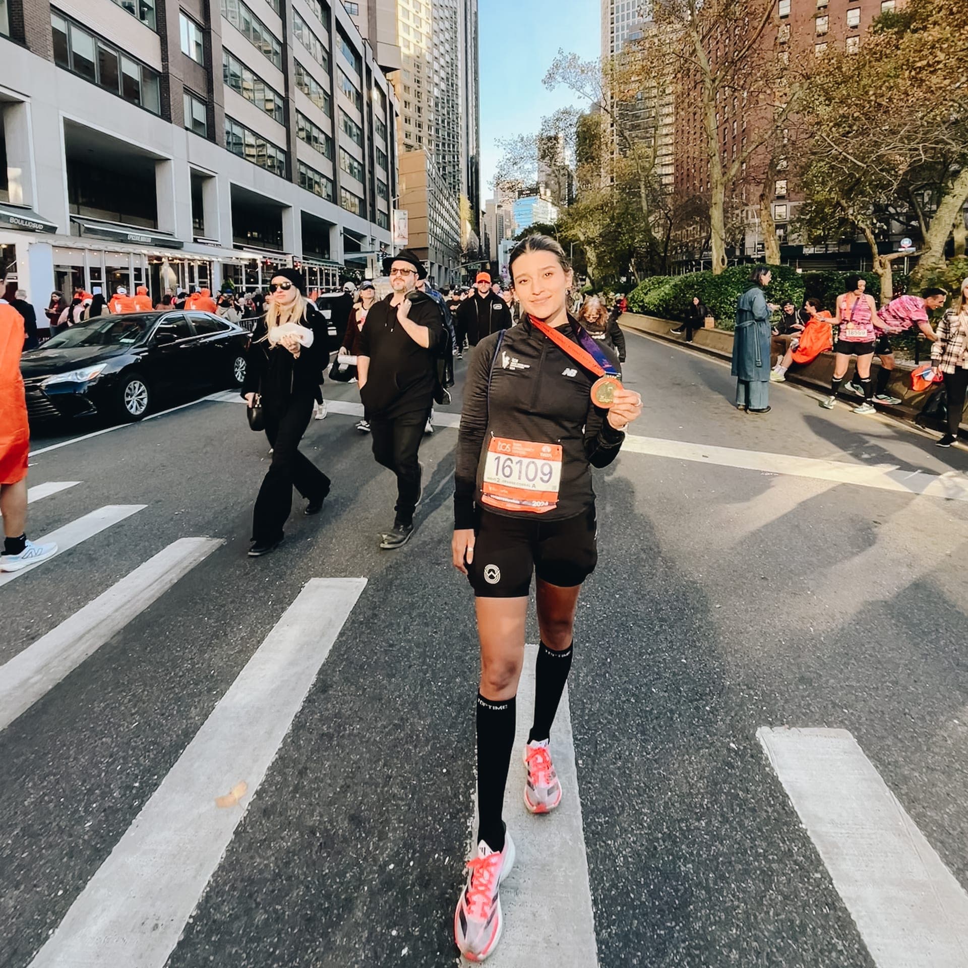 Corredora Wave One a ritmo de maratón en las calles de NYC
