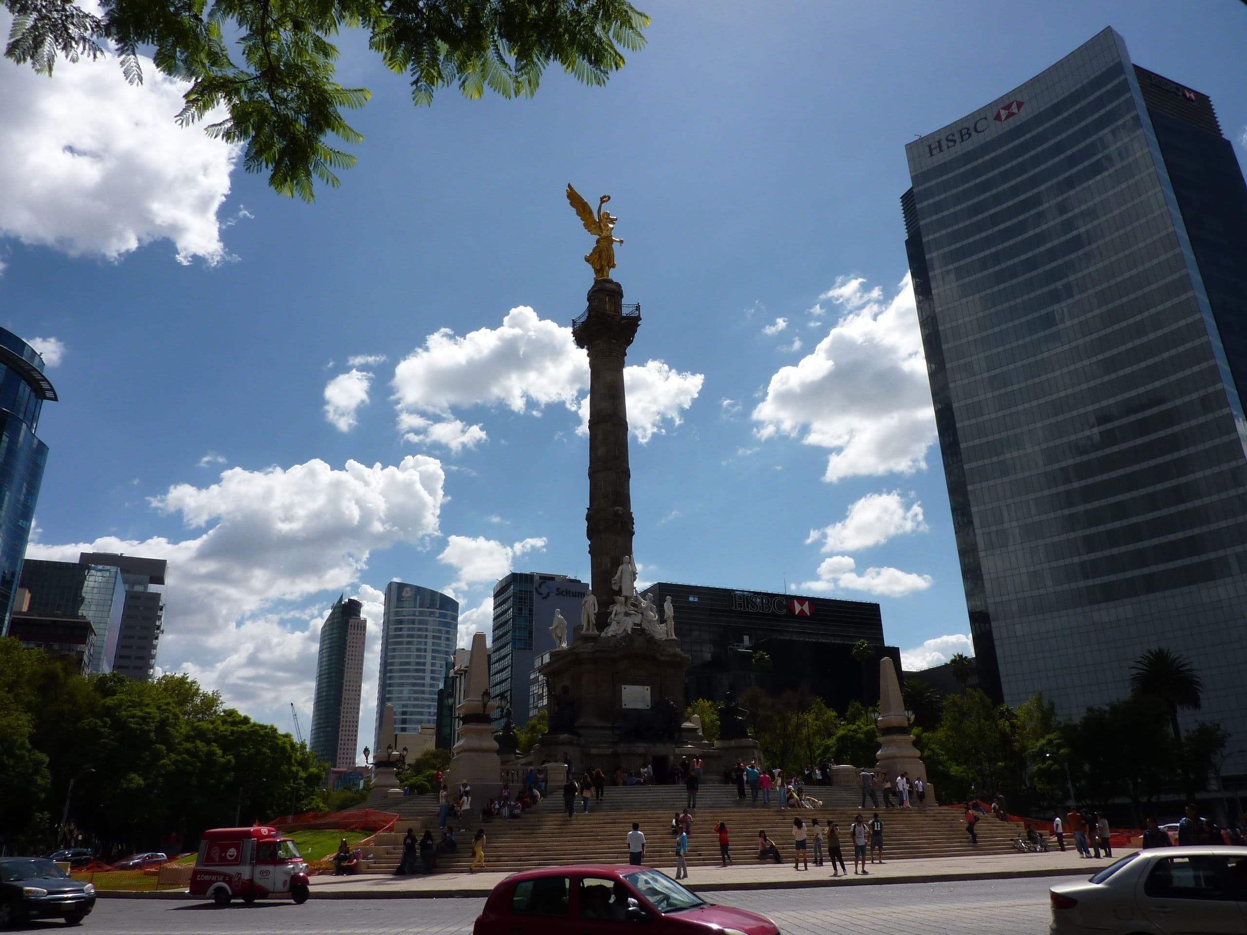 Monumento a la Independencia — El Ángel sobre Paseo de la Reforma, Ciudad de México
